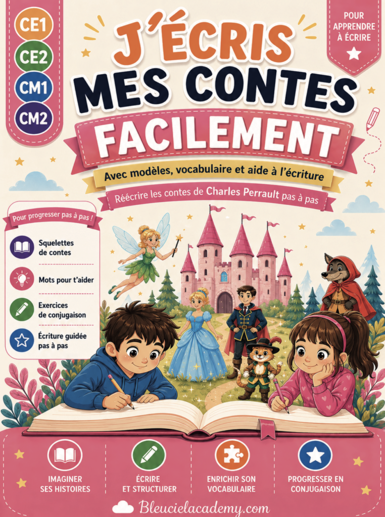 J'écris mes contes facilement