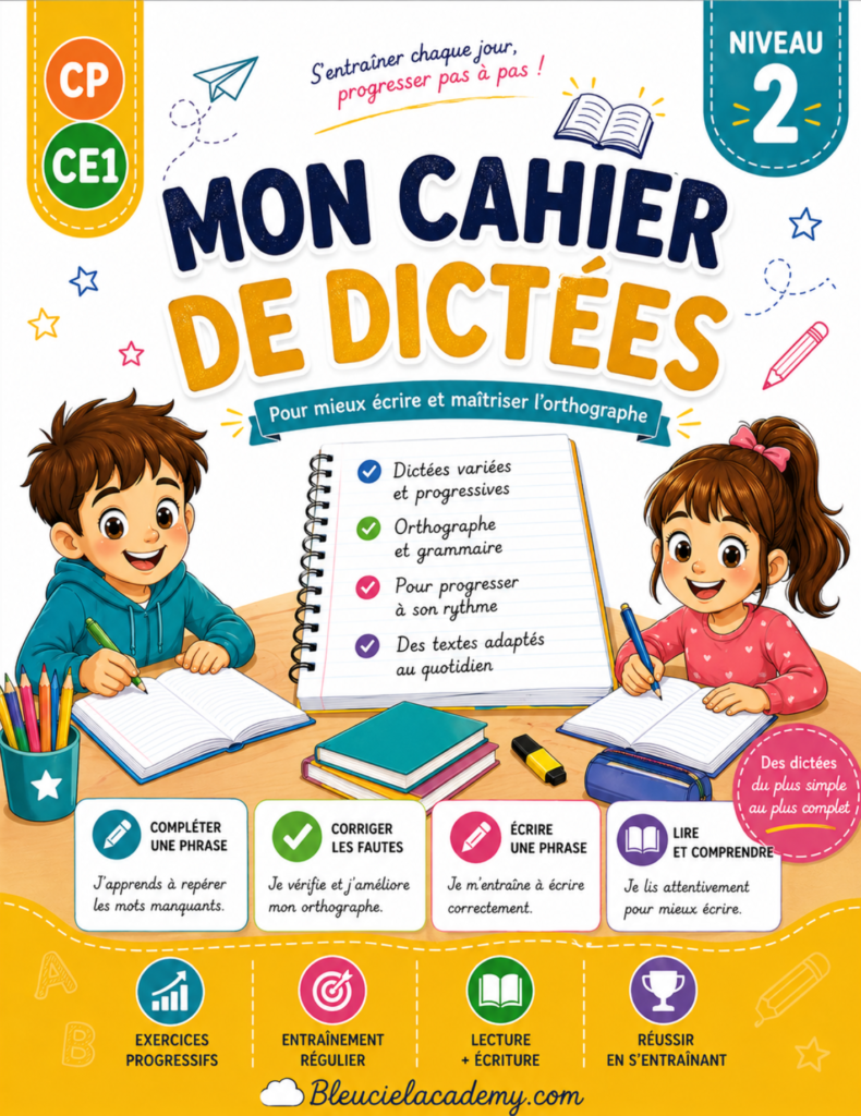 Cahier de dictées N°2