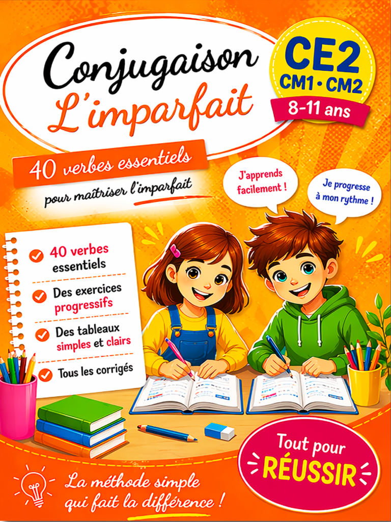 Cahier de Conjugaison l’imparfait